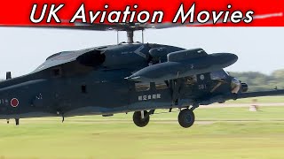 Air Rescue Wing Mitsubishi UH-60J and BAe U-125A operating from Hyakuri air base, Japan [4K]