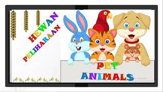 Pet Animals - Hewan Peliharaan dalam Bahasa Inggris - video anak bahasa inggris - Pet Animal