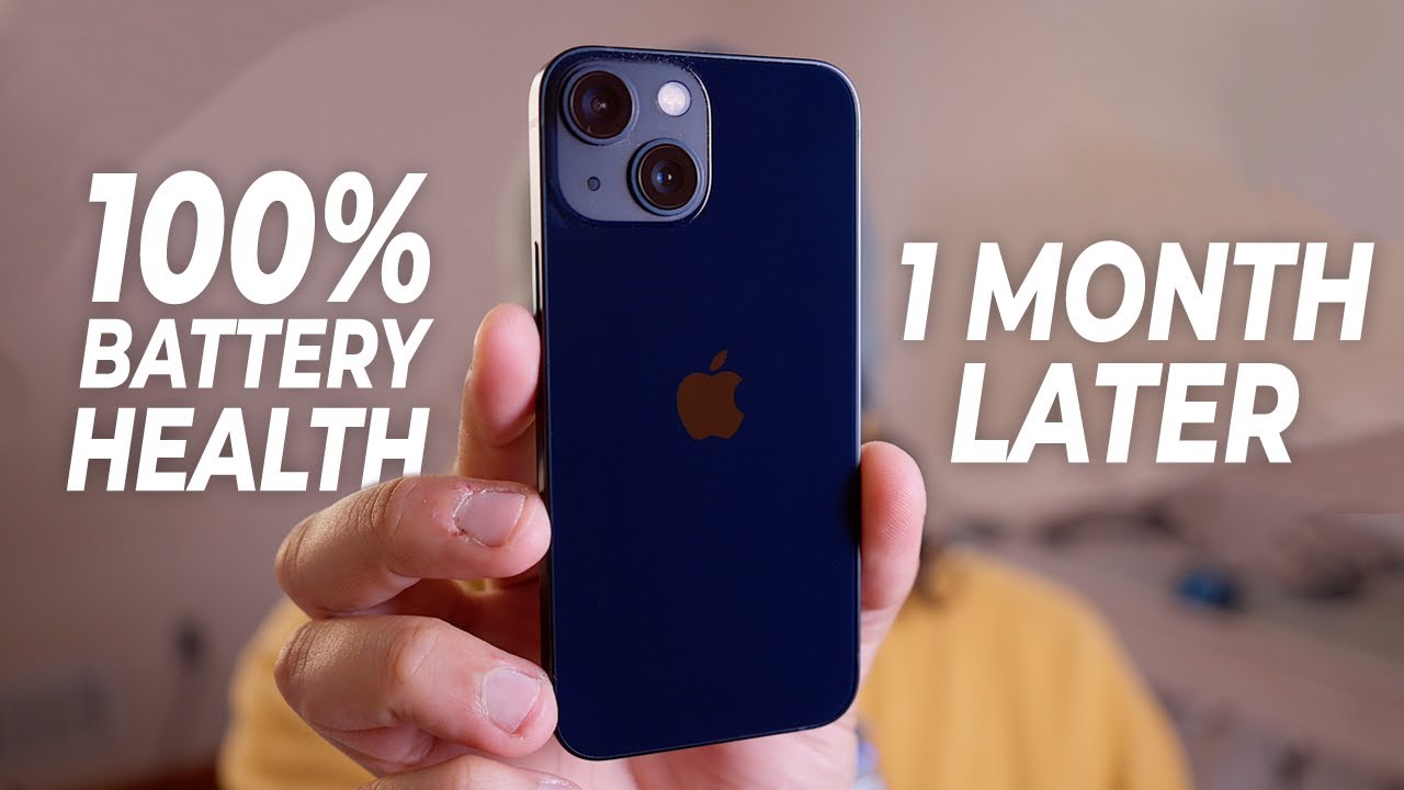 iPhone 13 Mini 100% Battery // 30 Days Later - YouTube