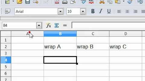 How to copy an move cells in an OpenOffice Calc spreadsheet