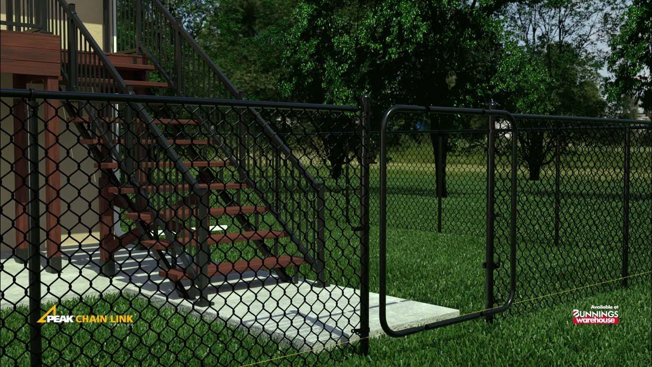 Peak Chain Link Fencing Overview and Installation EN AU YouTube