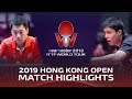 Jiang tianyi vs benedek olah  2019 ittf hong kong open highlights pre