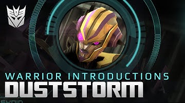 Warrior Introductions - Decepticon Duststorm