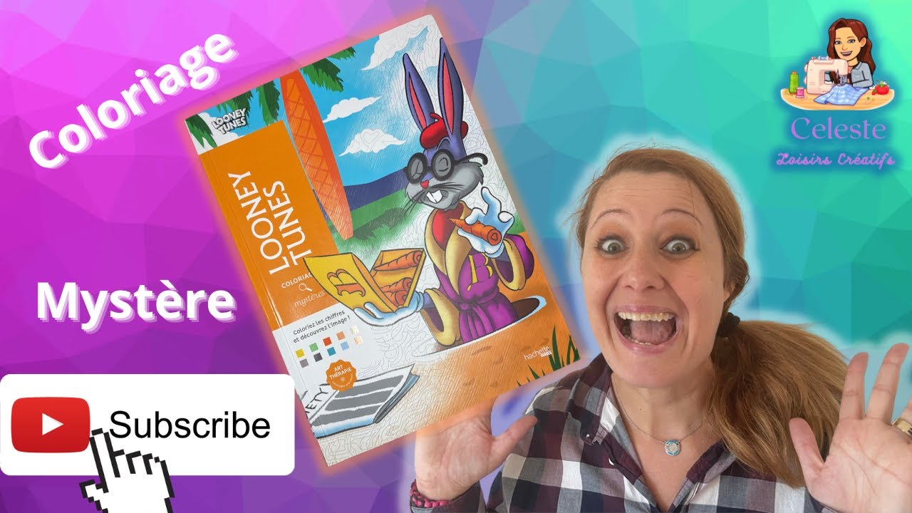 Présentation du livre de coloriage mystère Looney Tunes