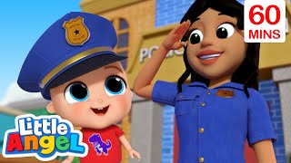 Baby John Discovers Everyday Heroes!‍♀| Little Angel  Healthy Habits for kids
