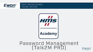 Talk2M Setup - Password Management