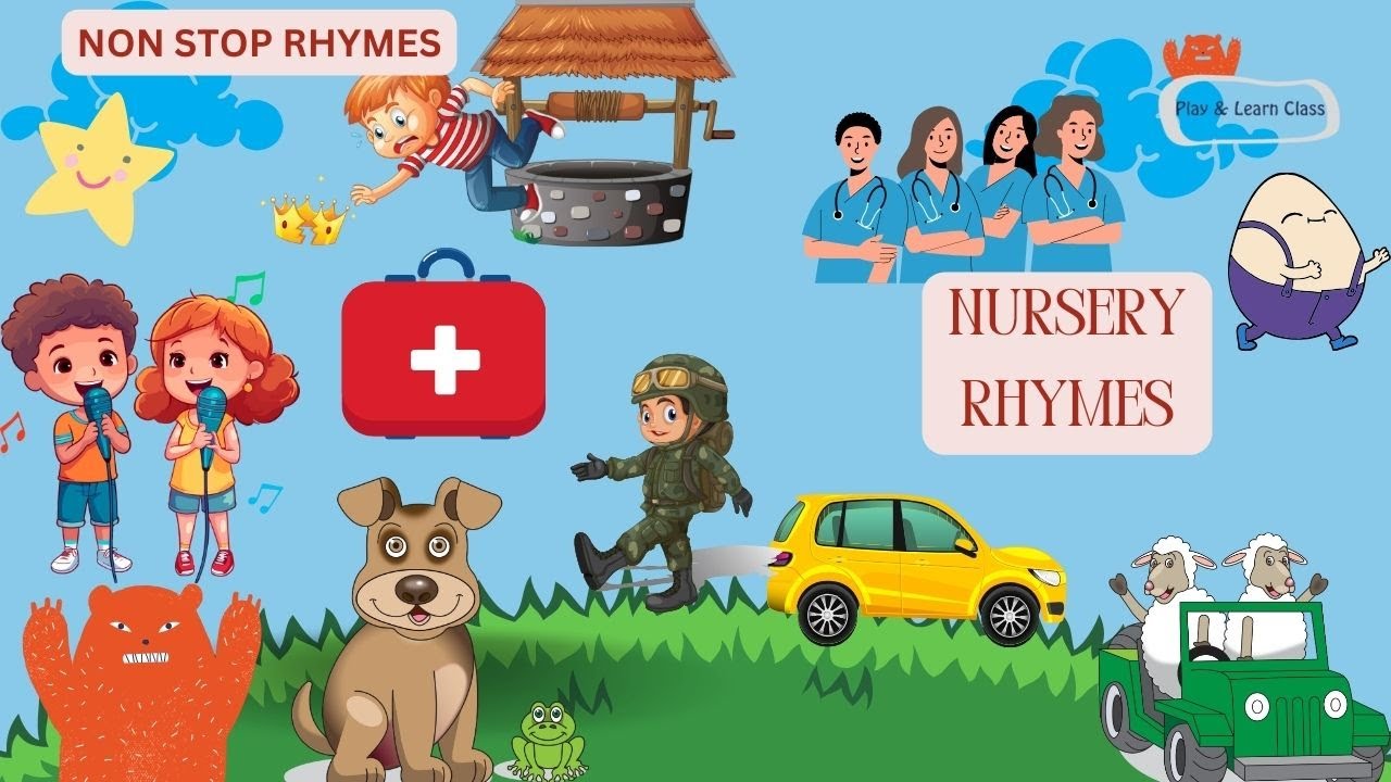Nursery Rhymes for Kids| Non Stop 10 minutes! Fun & Educational Songs ...