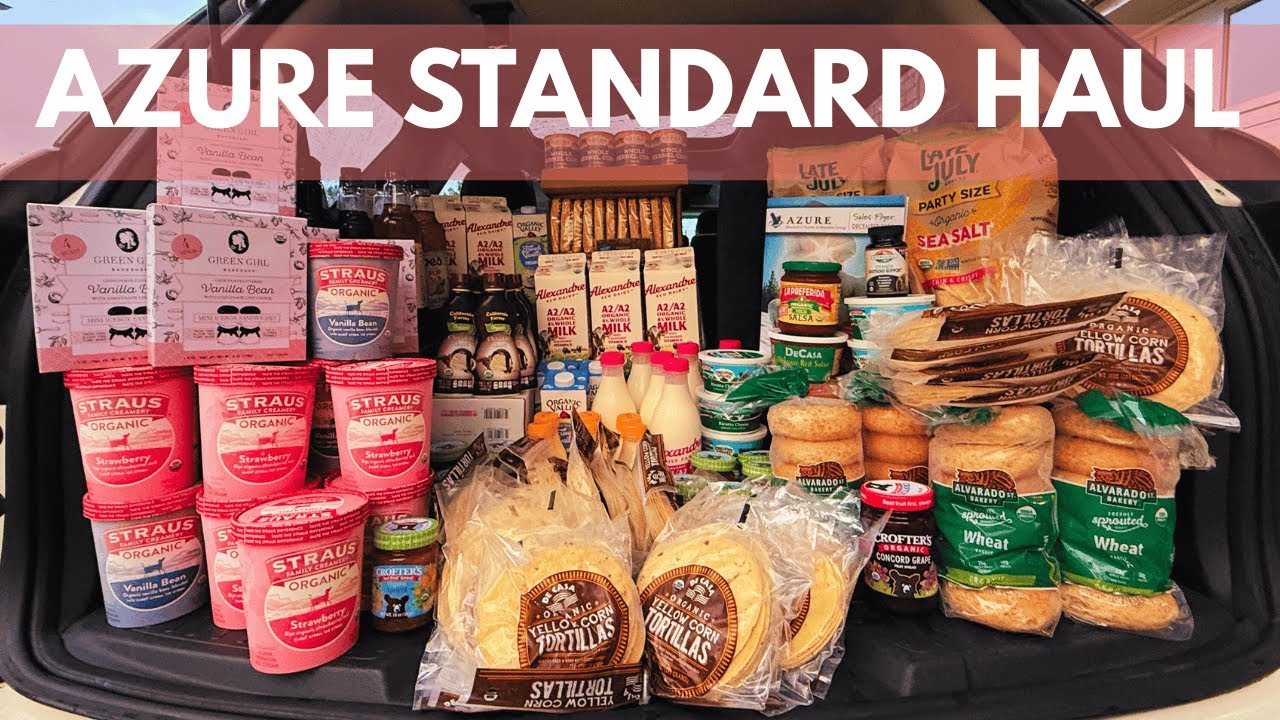 Azure Standard Haul | Ежемесячные оптовые закупки (сиропы и основные продукты) за декабрь 2025 г.