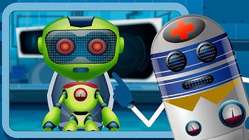 Five Little Robots | Nursery Rhymes For Kids And Children
