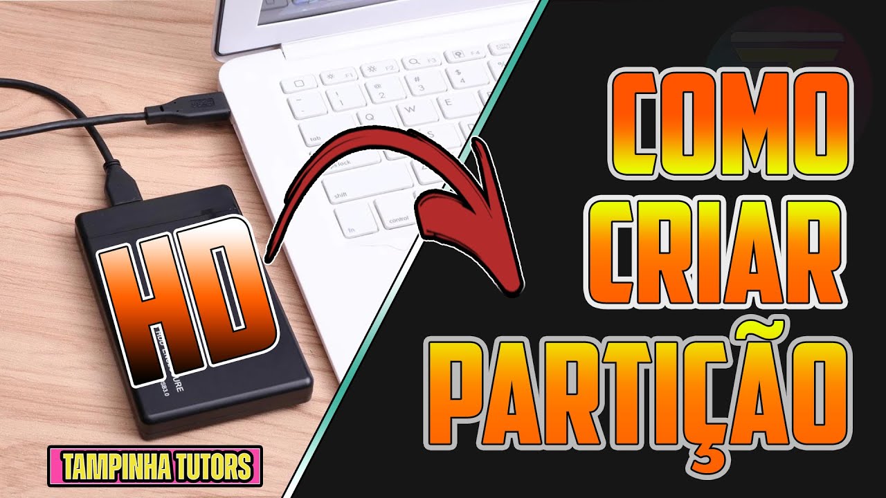 COMO PARTICIONAR HD OU EXCLUIR PARTIÇÕES - YouTube