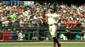 ATL@SF: Span launches a solo homer to right