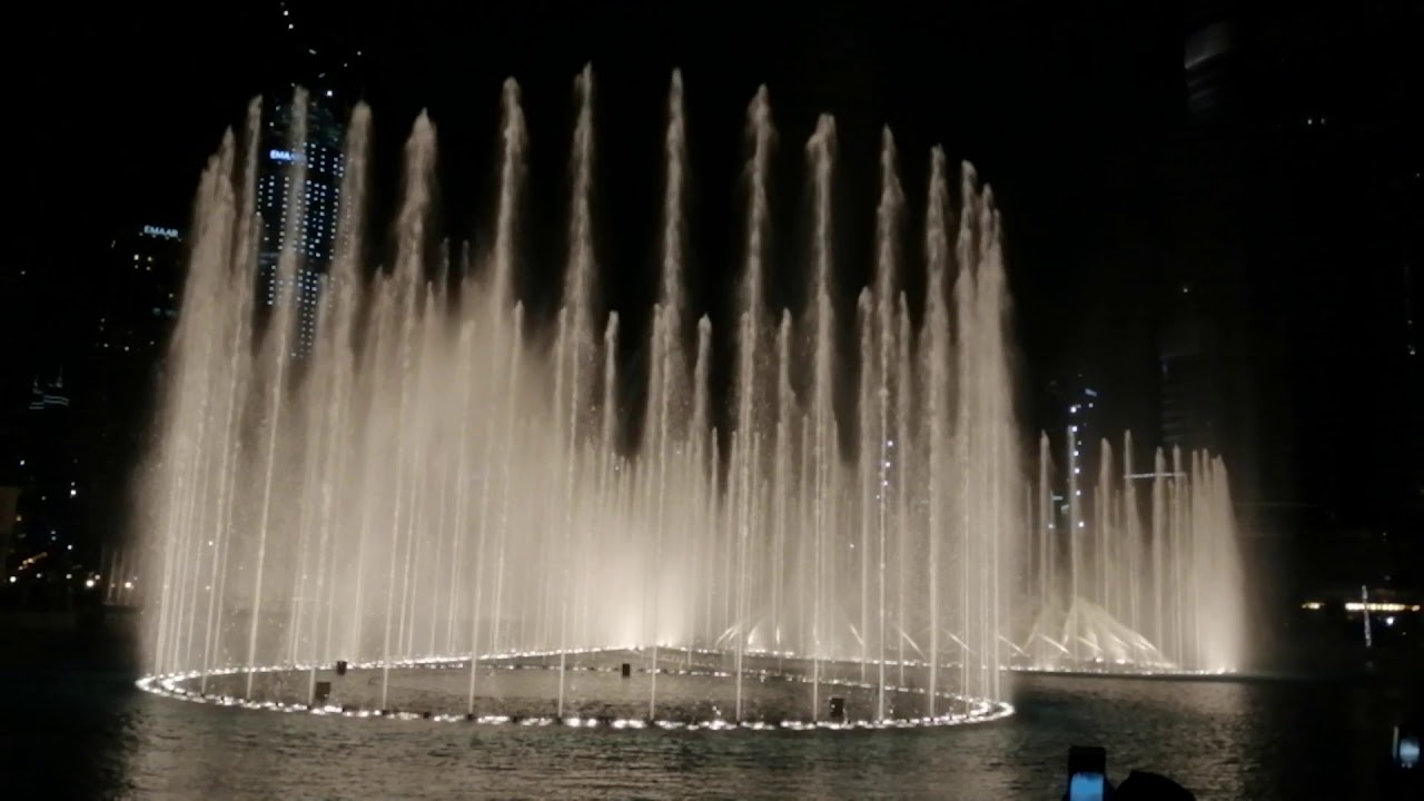 Dubai Fountain Arabic Song 201819 Burj Khalifa YouTube