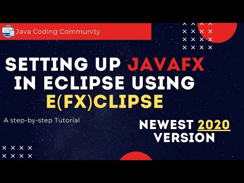 How to Set Up JavaFX to work in Eclipse | Newest 2020 version | JavaFX Beginner Tutorial