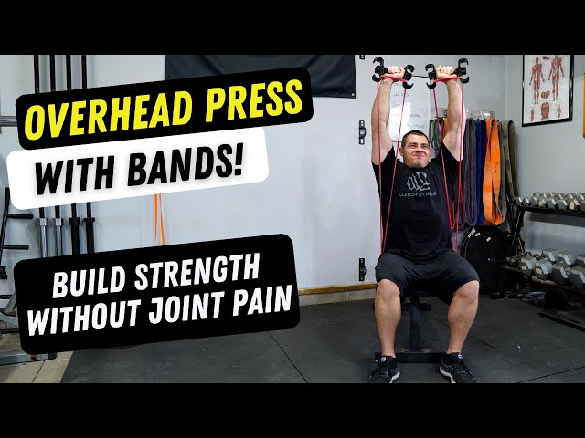 How To Do Resistance Band Overhead Shoulder Press