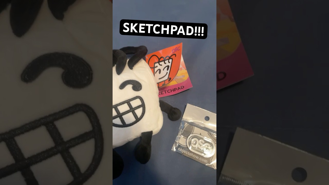 Обзор плюшевого стикера Sketchpad!!! 