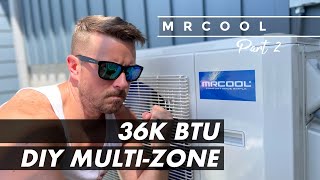 MrCool 36K DIY Multi Zone Install_Part 2!  !..IN SIP WALLS..! (WITH PIONEER LINE SET COVERS!)