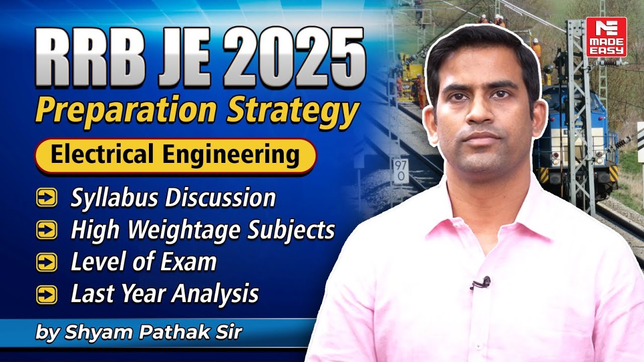 Стратегия подготовки к RRB JE 2025 | Программа по электротехнике, весовые коэффициенты и анализ PYQ!