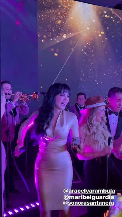 Aracely Arámbula, Maribel Guardia y La Sonora Santanera #tbt #tb #ericdelcastillo