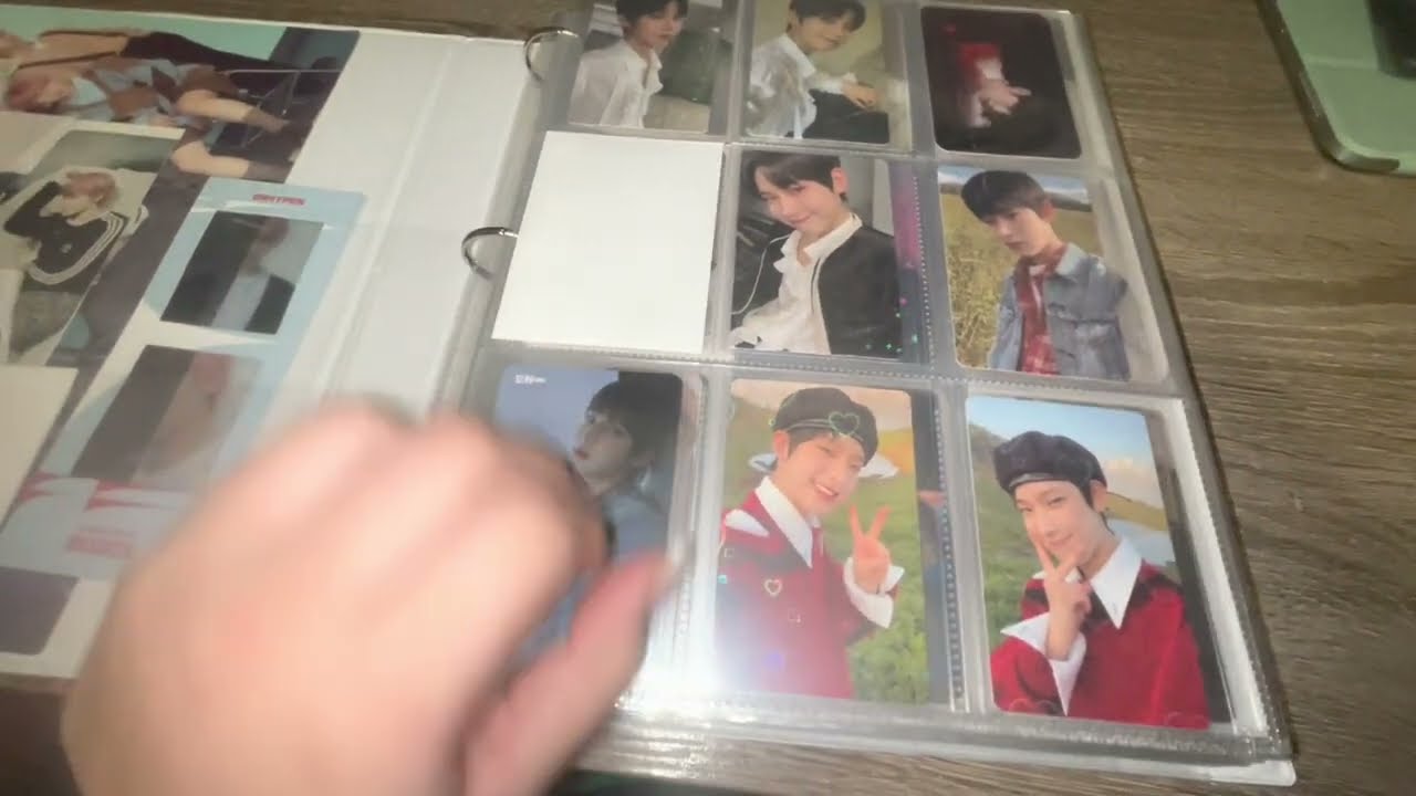 lofi ASMR | photocard tapping *no talking*