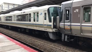 【AO477運用＋AO472運用】223系CV26編成＋221系C2編成　A普通網干行き（769T）草津発車