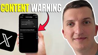 How To Get Rid Of Content Warning on X