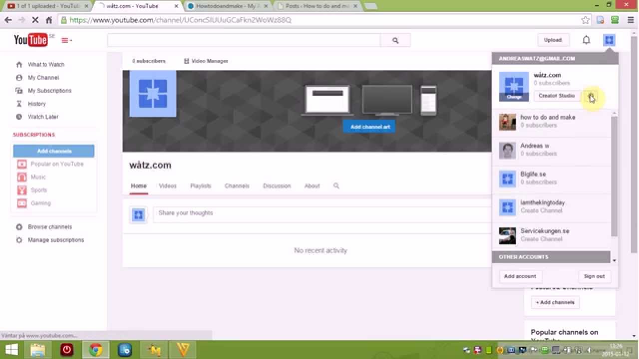 How to change username in youtube youtube