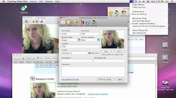Changing your profile photo with Camfrog Video Chat (Mac OS X Version)