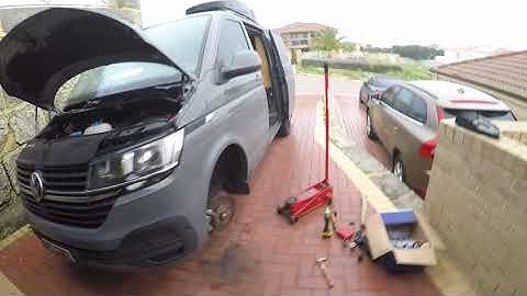 2022 T6 1 Transporter how to fit  Lowering springs