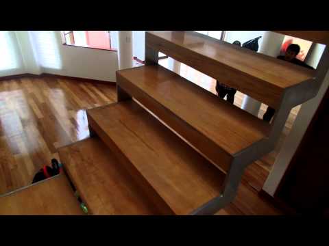 Soportes de metal para escalera de metal y madera youtube