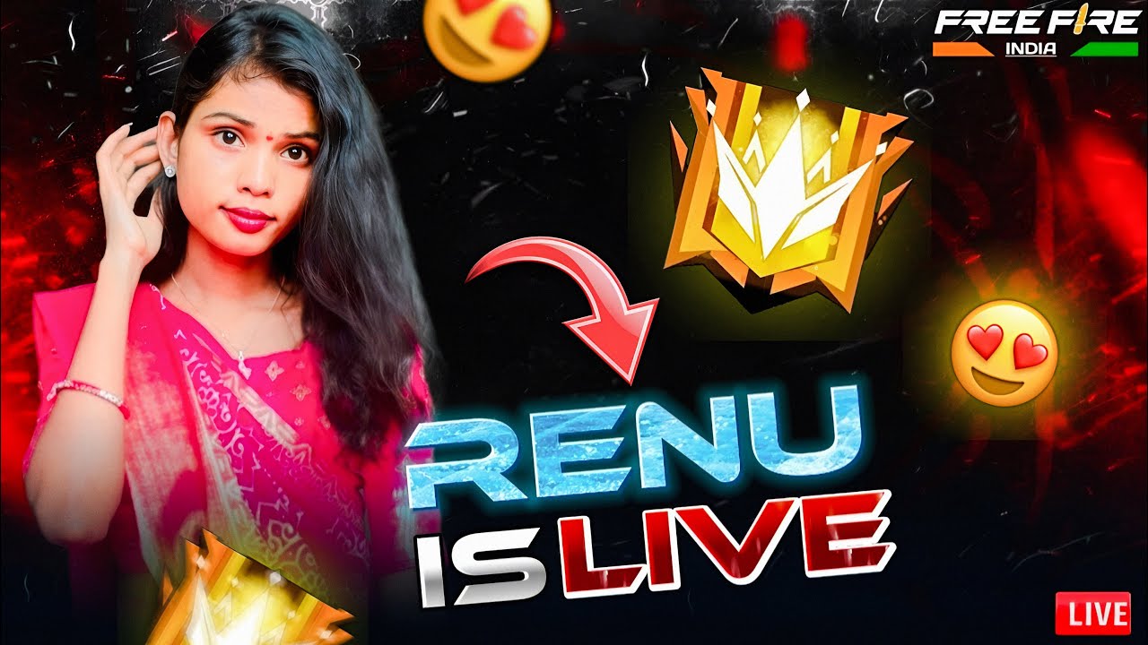 Grandmaster Rank Push On Mobile  | RENU GAMING IS LIVE | Free Fire max