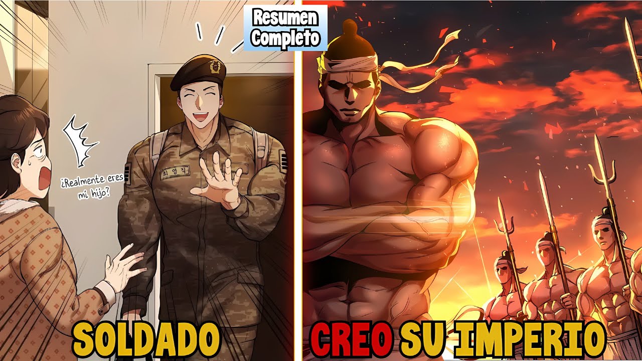 🏋️SOLDADO REENCARNA EN EL PASADO Y CONVIERTE AL EJERCITO DEL IMPERIO EN GYMBROs | Resumen