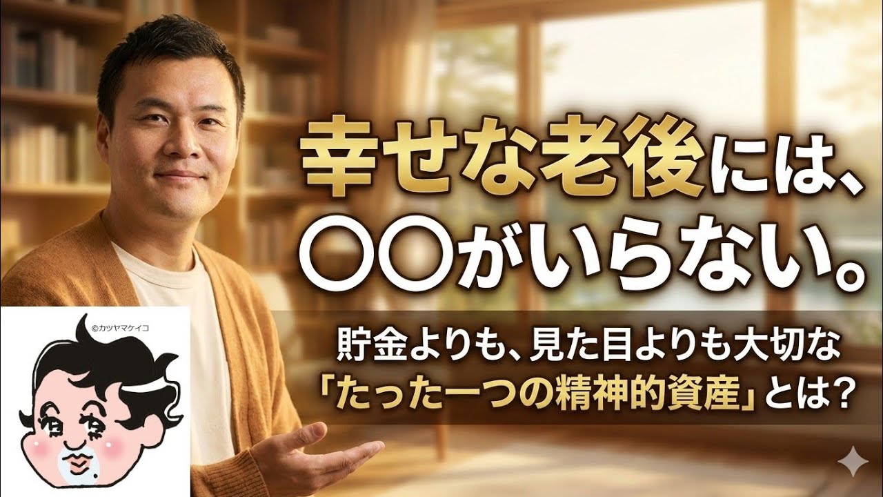 幸せな老後には◯◯は不要!