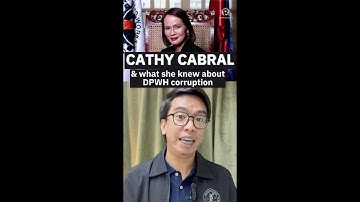 Who was ex-DPWH Undersecretary Cathy Cabral?