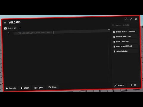 Roblox Executor Volcano- Free Executor undetected No key - 2025 bypass ...