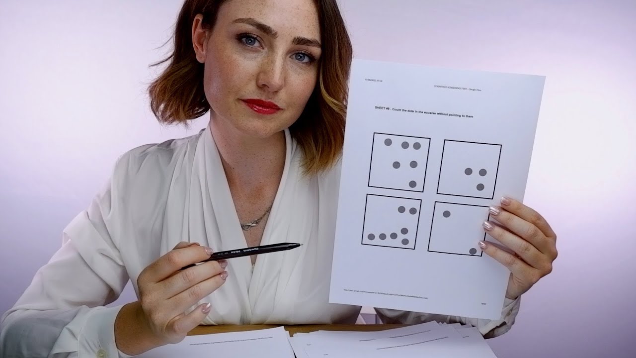 ASMR - Routine Follow Up Cognitive Screening Test [vol.3]