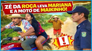 ZÉ DA ROÇA LEVA MARIANA E A MOTO DE MAYKINHO 
