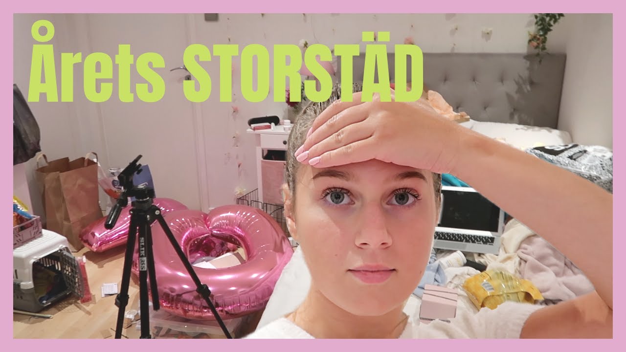 Städar och rensar hela mitt rum - ska bli minimalist