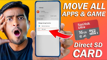 Move App SD Card | How to move apps and games to an SD card on Android