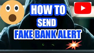 How to send fake bank alert screenshot 5