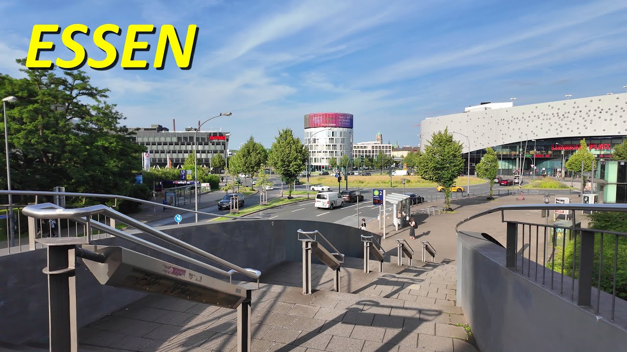 Stadt Essen walkingtour 4K | Sommer 2025