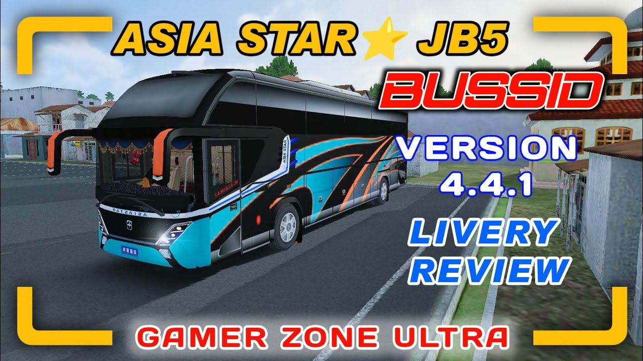 BUSSID PAKISTANI SKIN 4K DOWNLOAD | REVIEW LIVERY FOR ASIA STAR⭐ BUSSID 4.4.1