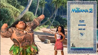 Moana 2 2024 - Dvd Menu Walkthrough