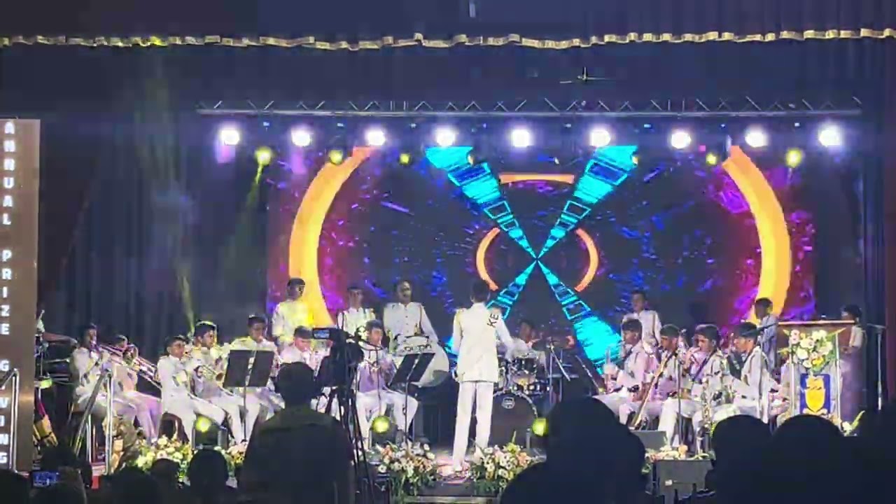 ANNUAL PRIZE GIVING PERFORMANCE OF SENIOR BRASS BAND OF KEGALU VIDYALAYA 