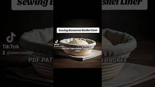 How to sew Banneton Basket Liner| Pattern available on my Etsy Shop: Sewccessful  #sourdough #sewing