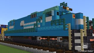 Minecraft Conrail SD50 Locomotive Tutorial
