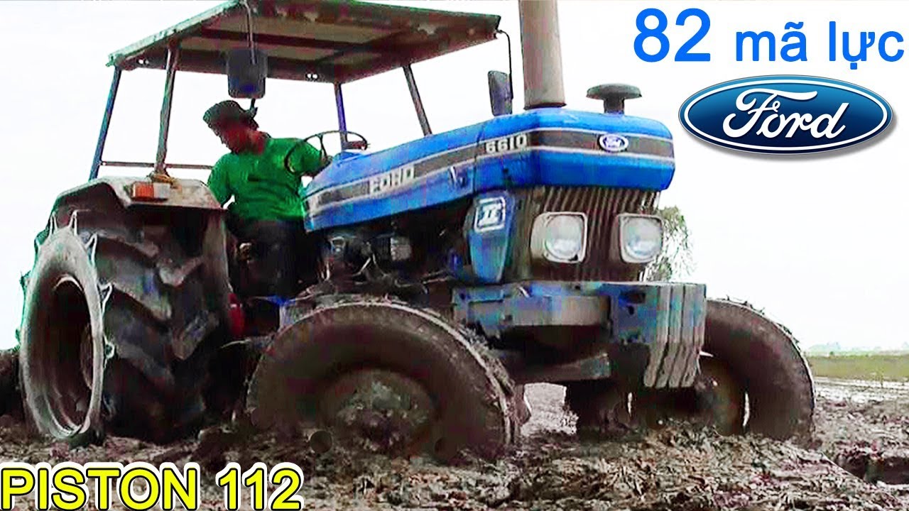 Трактор Ford 6610 мощный трактор Ford 6610 с 82л.с. в грязи