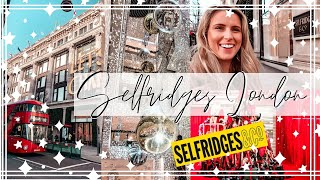 VLOGMAS 2020 Day 17 | Shop With Me At Selfridges London | Decorations \& Food Tour