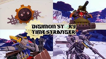 Gundramon Evolution, Special Skills & Win Screen - Digimon Story: Time Stranger