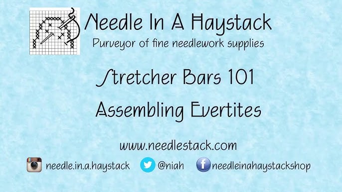 FlossTube: NIAH Stretcher Bars 101 (4) - Tightening Evertites 