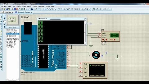 Arduino controlled Automated Humidity controller in Proteus! DHT 22 and Fan(motor) -  tutorial # 24
